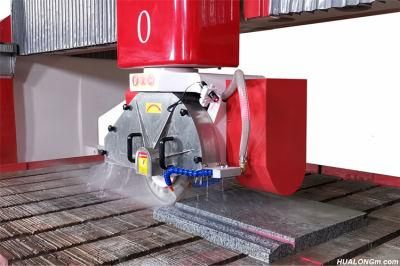 Hualong Hlsq-650 PLC Controlled Laser Bridge Cutting Machine for Granite Marble Slab Processing