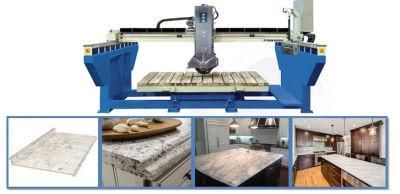 Full Automatic CNC Stone Bridge Saw Cutting Machine for Granite Marble Kitchen Countertop (XZQQ625A)