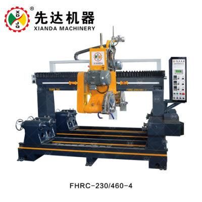 Stone Lathe Machine Granite Marble Special Shape Profiling for Baluster Balustrade Pillar Rainling Vase 4 Heads China Xianda