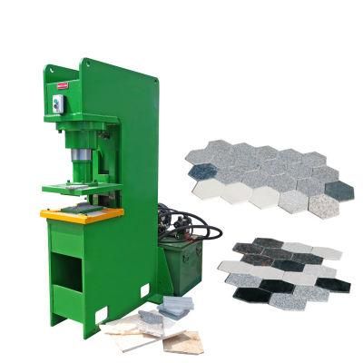 Hydraulic Granite Stone Stamping Machine for Round Firepits Designs