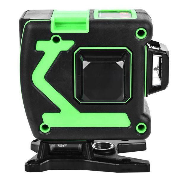 12-Line Green Light Remote Control Plastic Box 360-Degree High-Precision Wall-Mounted Two-in-One Laser Level I290752