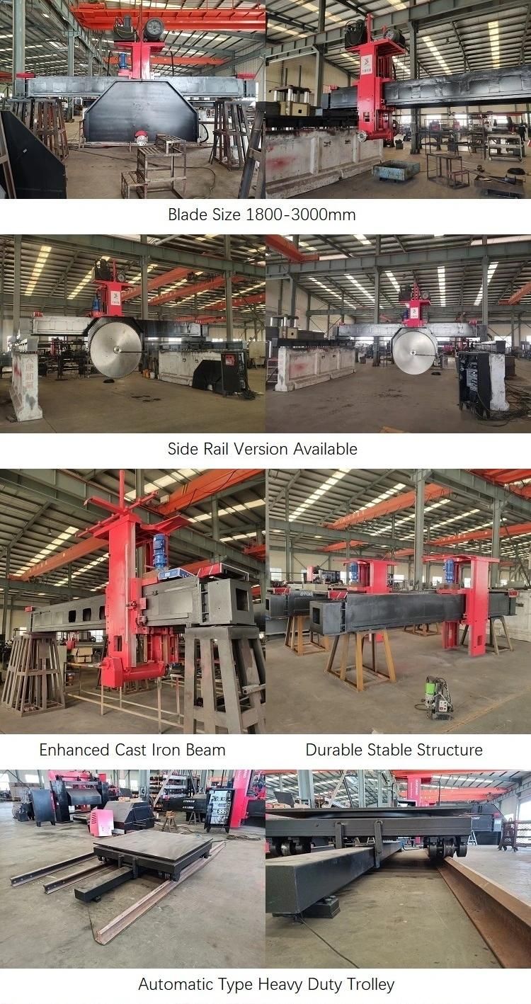 Top Supplier Marble Granite Stone Saw Slab Plate Block Cutter Bridge Cutting Machine Quarry Granite Marble Diamond Wire Saw