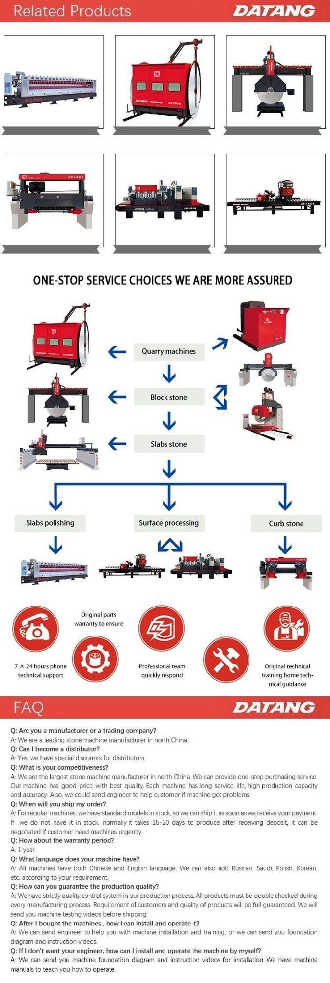 Top Supplier Marble Granite Stone Saw Slab Plate Block Cutter Bridge Cutting Machine Tile Saw Marble Cutting