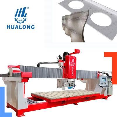 Hknc-500 Laser Bridge CNC Type Stone Cutting Machine with Italy Imported Software for Granite, CNC Control Machine, CNC Machine, Siemens Schneider