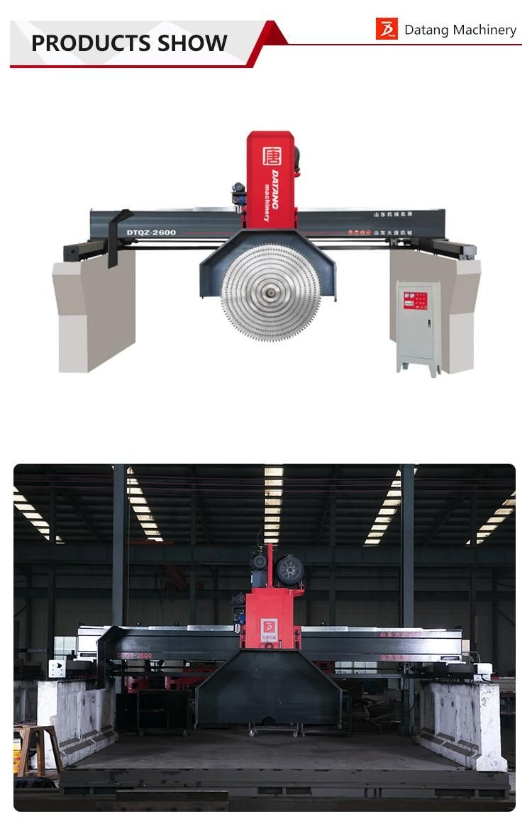 Multi Cutter Stone Machinery Granite Bridge Saw Block Cutting Machine