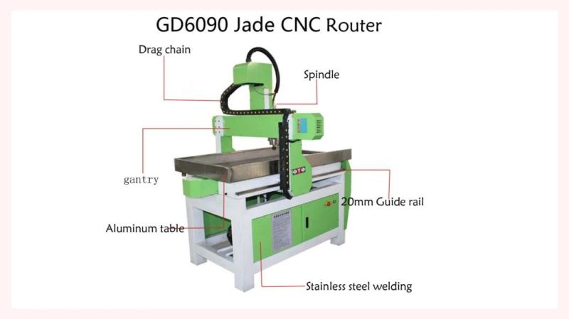 400*400mm Mini Stone & Jade CNC Router