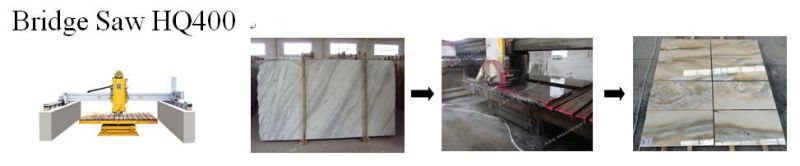 China Automatic Stone Laser Cutting Machine Marble Granite Bridge Saw (HQ400/600)
