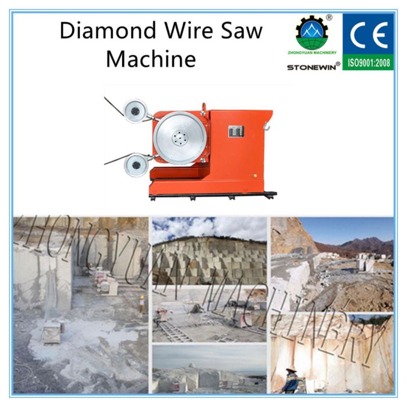 37kw Electrical Motor Marble Quarrying Wire Saw Machine
