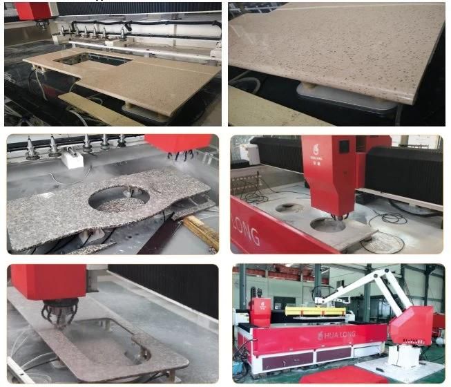 Stone Machining Center for Kitchen Sink Hole Cutting, Polishing and Edge Grinding