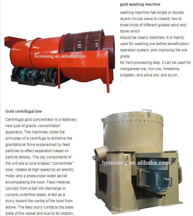 10-50tpd Small Mobile Mining Processing Gold Extraction Equipment for Washing Gold