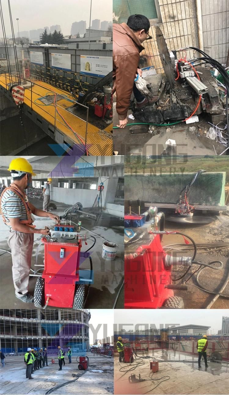 Powerful 800mm 1200mm Concrete Brick Wall Saw Cutting Machine