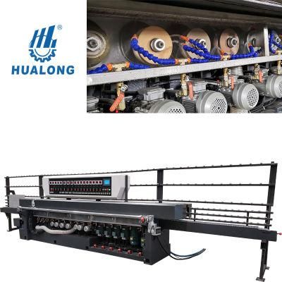 Hualong Stone Machinery Multi Heads Stone Edge Profiling and Polishing Machine Countertop Edge Wet Grinder Miter Shaping Machine
