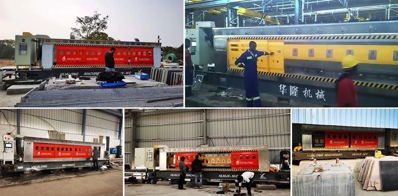 Hualong Machinery Automatic Multi-Head Granite Floor Grinding Machine Tombstone Stone Polishing Machine Marble Polishing Machine for Sale