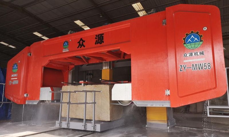 New Model Multi Wire Saw Machine Processing Stone Slabs