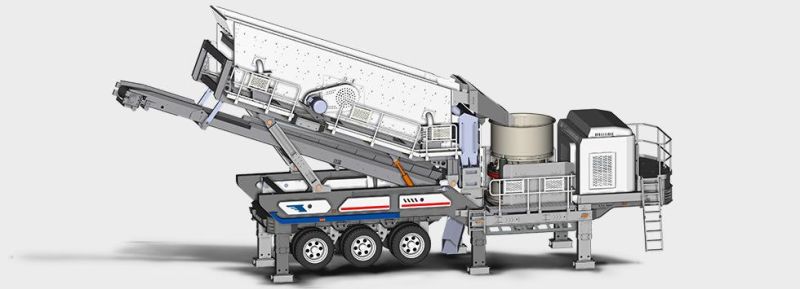 2019 Hot Sale Mobile Cone Crusher Screening Plant