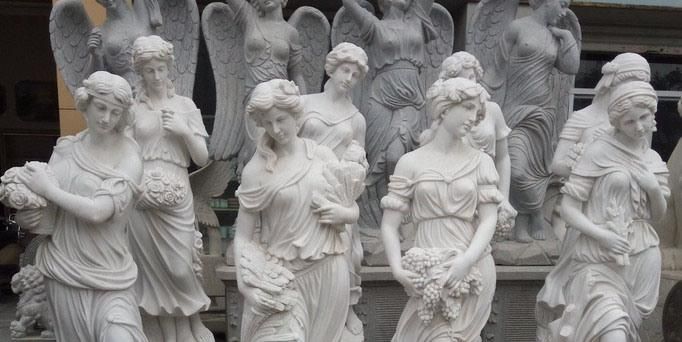 Vertical 4 Axis Engraving Machine Carving 700*150cm Stone