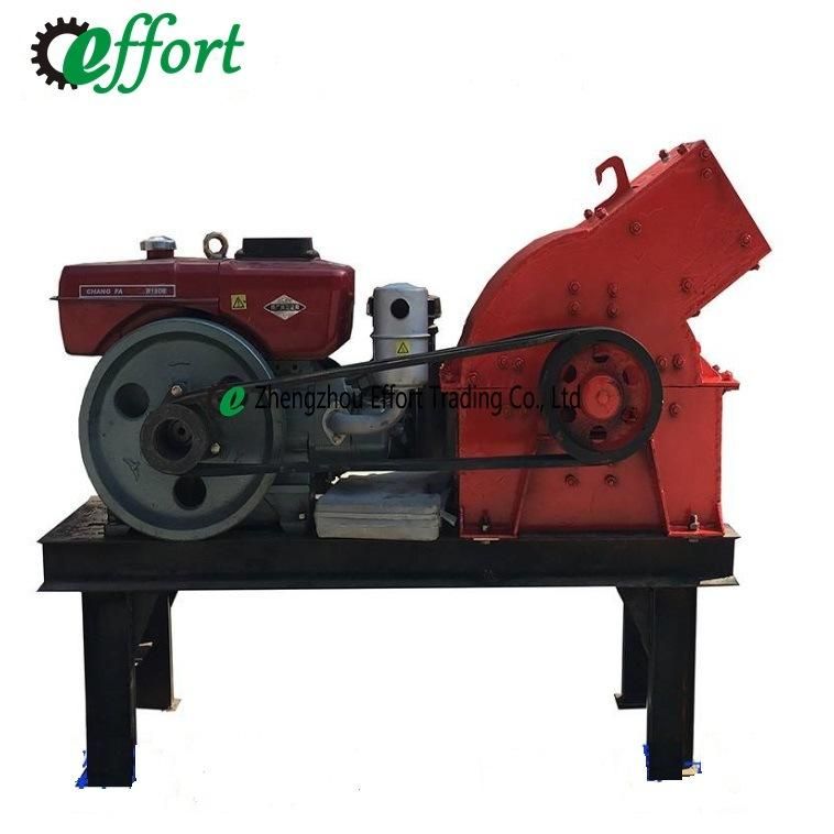 Mobile Diesel Engine Hammer Crushers for Stone Crushing with 5-50 Tph