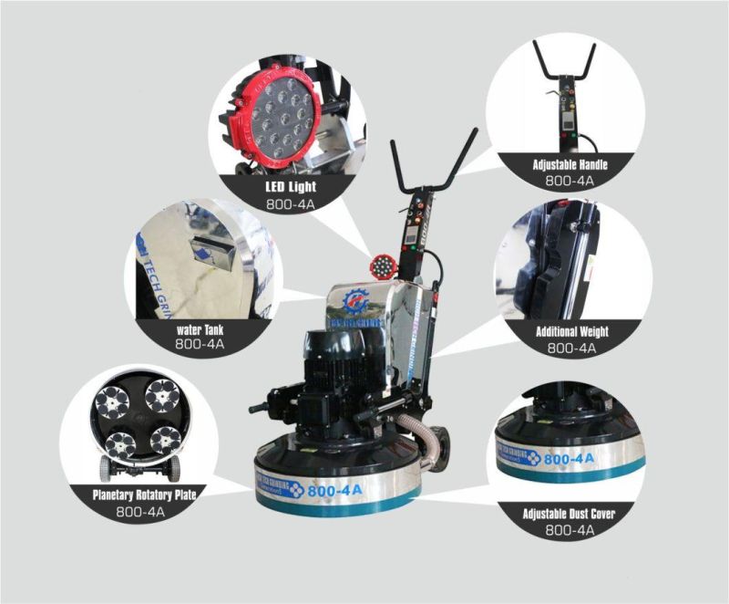 High Effective 800mm Self-Propelled Concrete Grinder