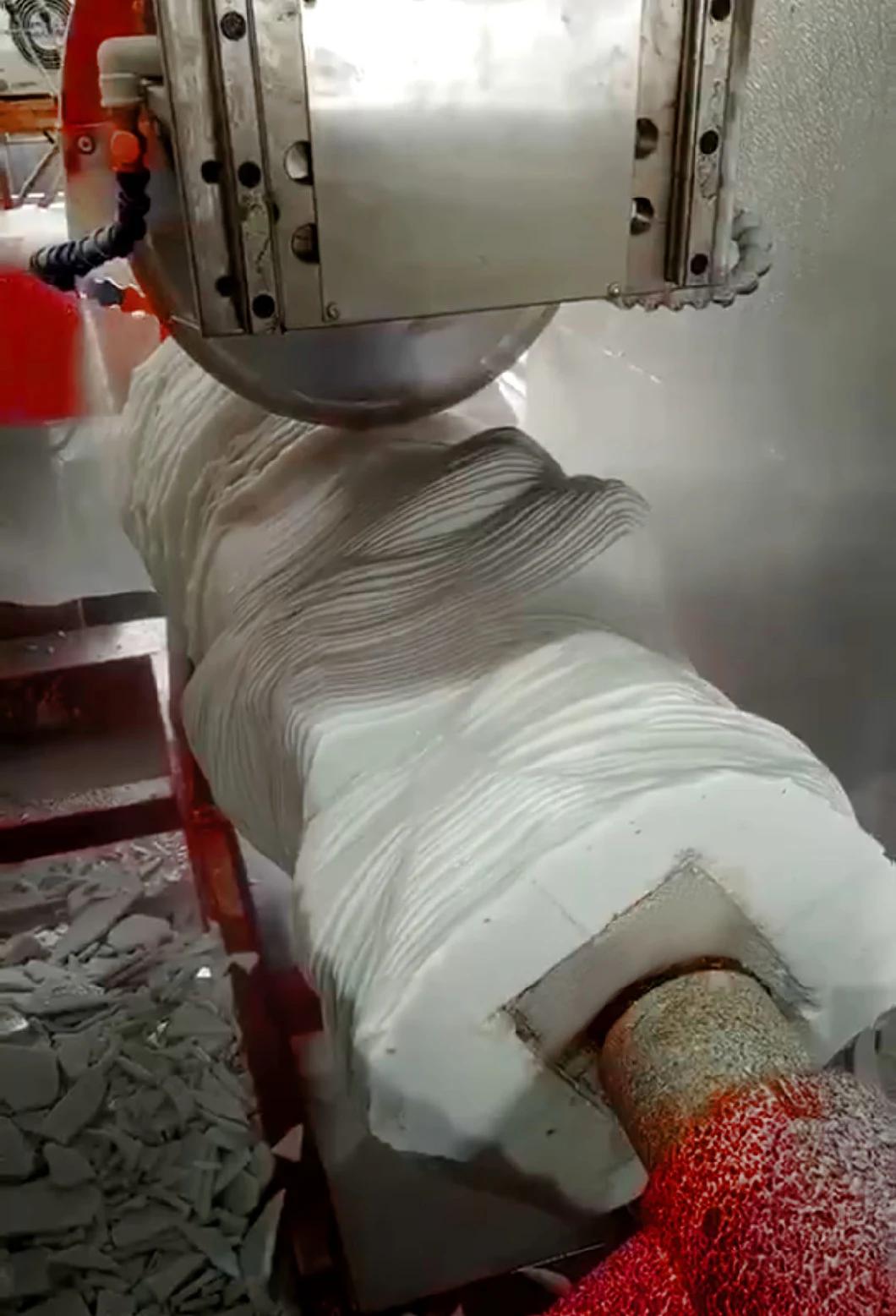 Hualong Machinery 3D CNC Stone Router Sculpture Machine in 3 Axis Carving Furniture Industry Cylinder Cutting Engraving