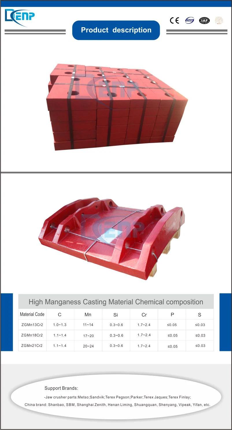 Blow Bar Liner Plate for Impact Crusher Sand Making Machine