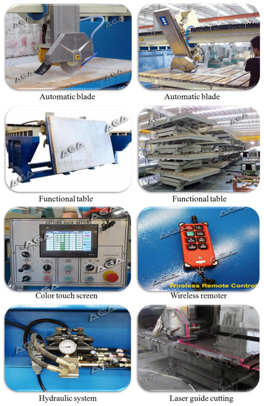 China Premium Mono Granite Bridge Saw Cutting Countertops Automatically (XZQQ625A)