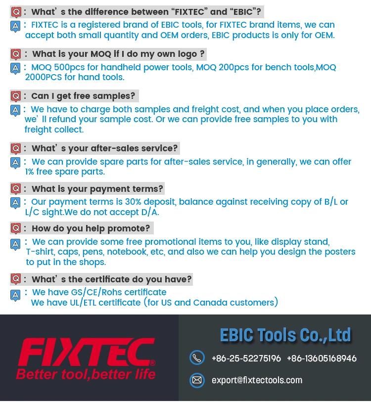 Fixtec 750mm Tile Tools Rubi Manual Ceramic Tile Cutter for Parallel & Angled Cuts