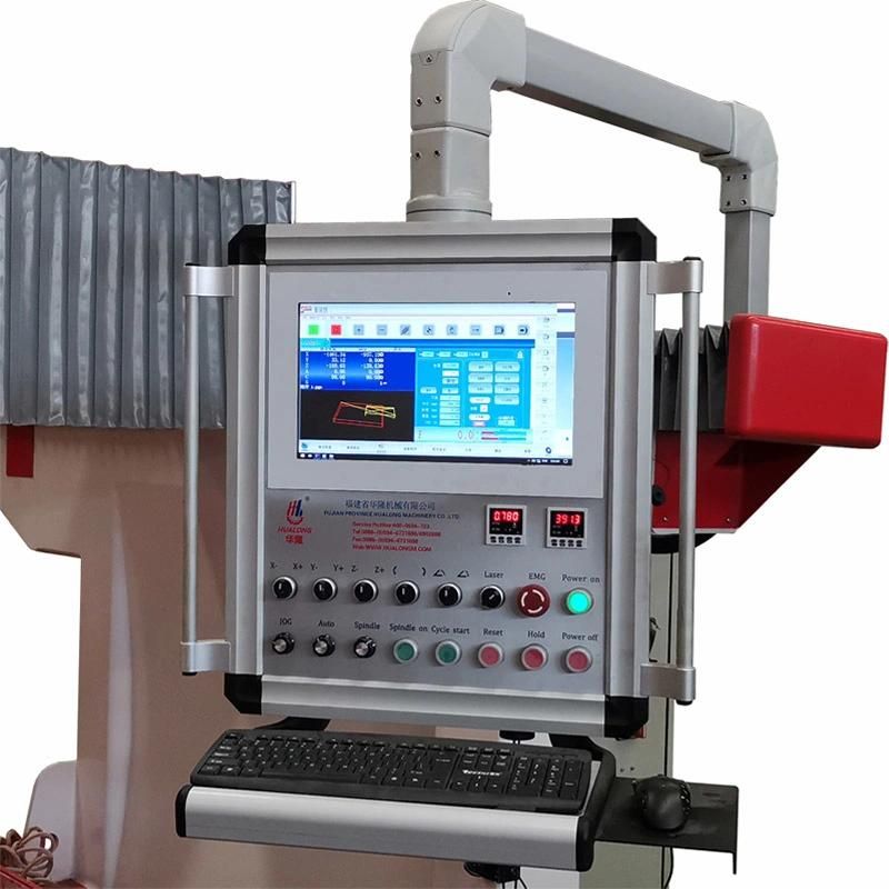 Hualong Machinery Hot Sale Multifunctional Hsnc-500 CNC Bridge Stone Saw Marble Granite Cutting Milling Drilling for Countertop and Sink Making Machine