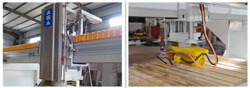 Automatic Bridge Cutting Machine for Granite Marble with Turn 90° Blade Rotation (HQ600D)