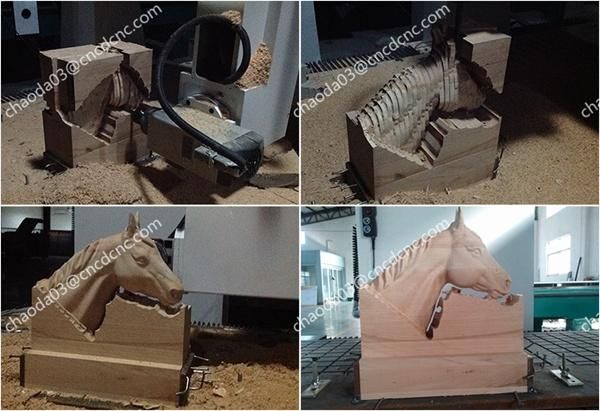Marble Routing Machine CNC 3D Statue Carver with Cutting Saw