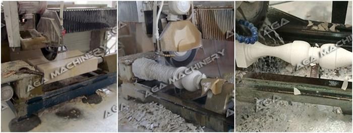 Stone Cutting Machine for Granite Marble Column Railing Pillar Balustrade (SYF1800)