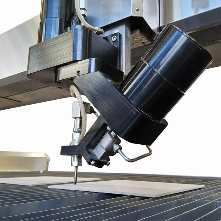Hualong Stonemachinery 5 Axis CNC Waterjet Cutting Machine Price for Stone Marble Granite Ceramic Glass Tile