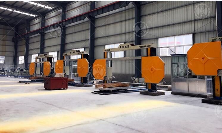 CNC Diamond Wire Saw Machine for Granite Marble Profiling