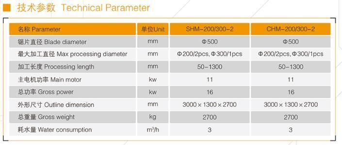 CNC Double Head Baluster Cutting Machine Balustrade Cylindrical Machine