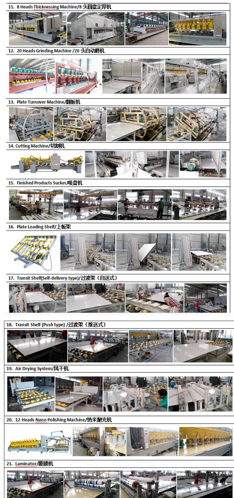 Hotel Counter Tops/Kitchen Tops/Bathroom Vanity Top/Worktops/Laundry/Table Tops/Bench Top/Island Tops/Bar Tops Quartz Slab Palets Tiles Making Machine