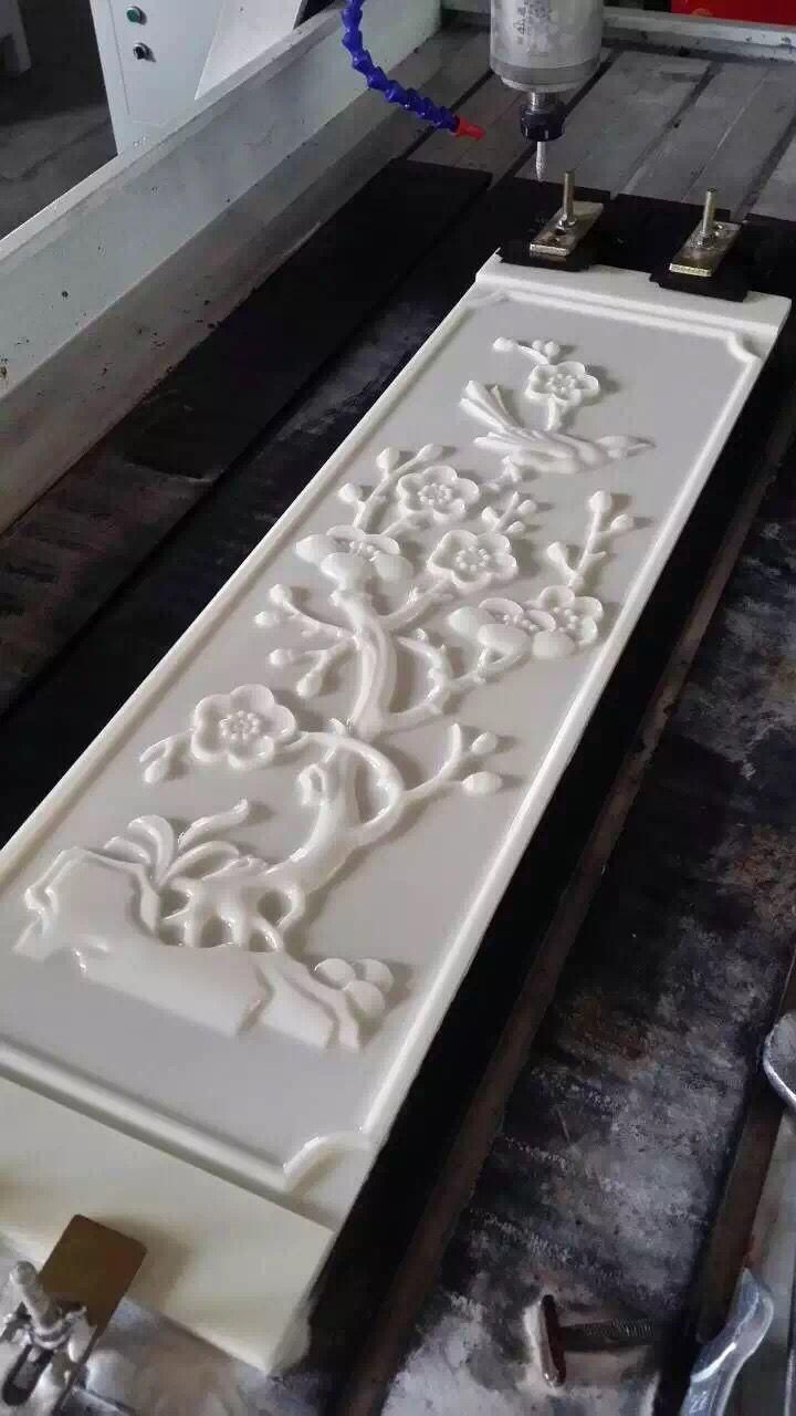 1300X2500mm 5.5kw CNC Stone Machine for 3D Embossment Work