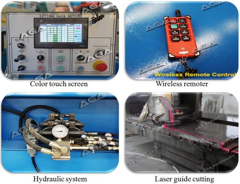 Premium Stone Bridge Saw CNC Machine for Granite Marble Quartz Cutting (XZQQ625A)
