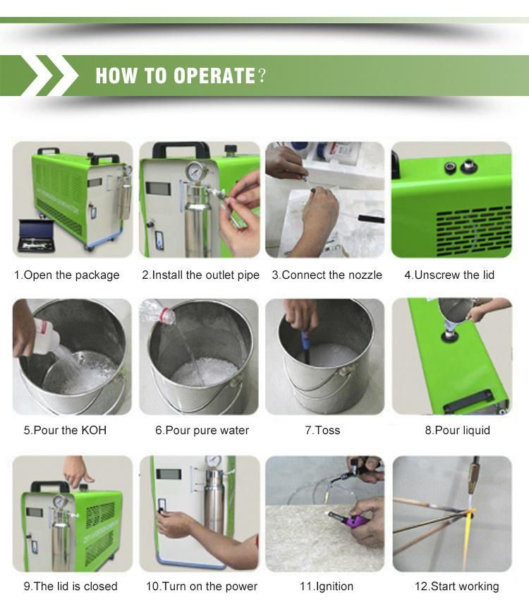 Hho Gas Technology Polishing Crystals Acrylic Welding Machine