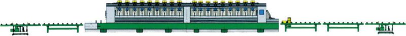 Hualong Hlmjx-12c Auto Polisher for Artificial Quartz Stone Slabs Granite Marble Slab Polishing Machinery