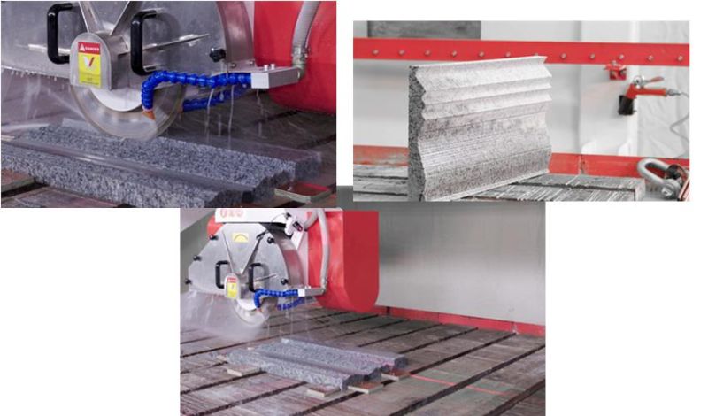 Hualong Hot Selling 3 Axis Stone Cutter Bridge Saw Stone Cutting Machine for Countertop with 220V or 380V