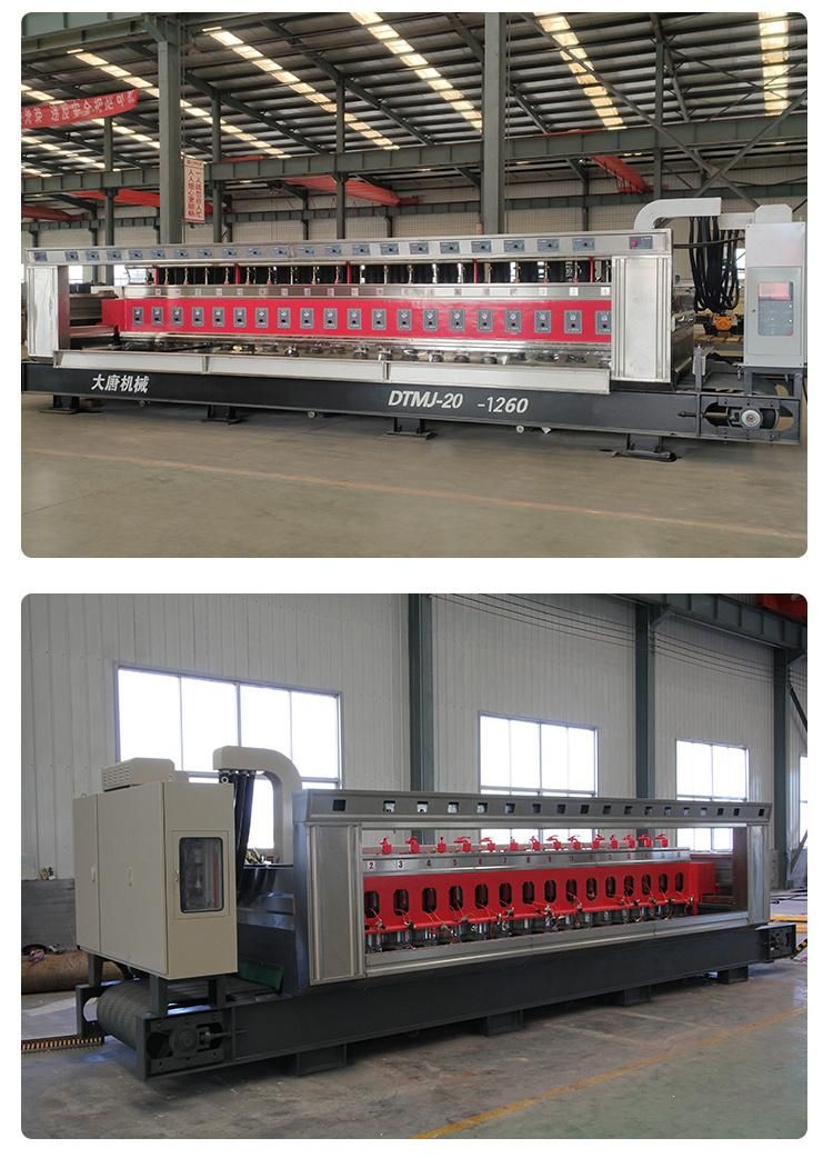 Datang Multi Head Automatic Granite Stone Polishing Machine for Large Slab