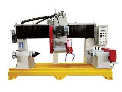 CNC Cutting Machine/Stone Bridge Saw/Stone Lathe Machine/Automatic Column/Baluster Cutting/Profiling/Railing Lathe (SYF1800A)