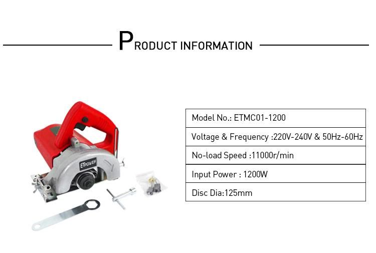 1200W Corded Marble Cutter Tile Saw Machine