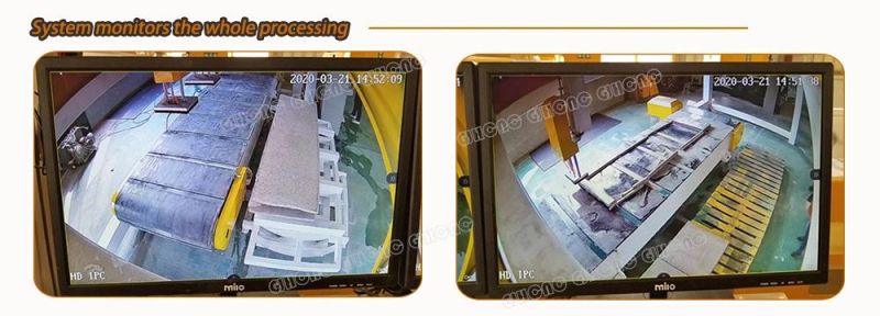 Stone, Marble, Granite, Bridge Cutting & Palletizing Machine Line, Bridge Cutter