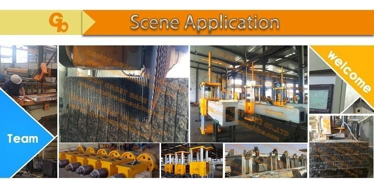 Multi Blade Bridge Type Granite Block Stone Cutting Machine