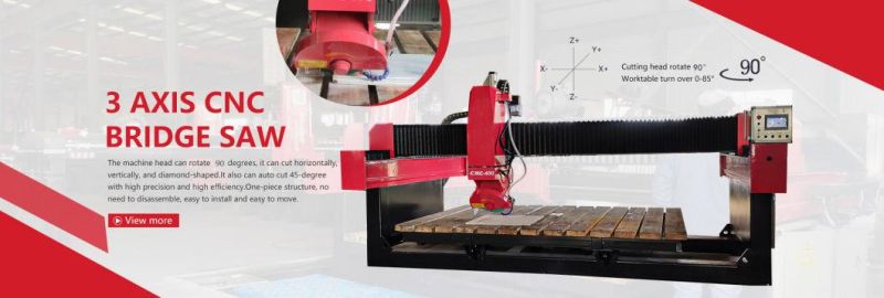 CNC Tools Table for Granite Stone Cutting Machine