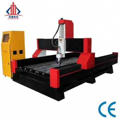 Heavy Duty Body Rotary Axis 3D Stone Marble Granite Engraving Carving CNC Router Machine
