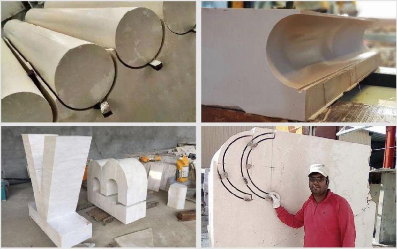 CNC3500 Diamond Wire Saw Stone Cutting Machine