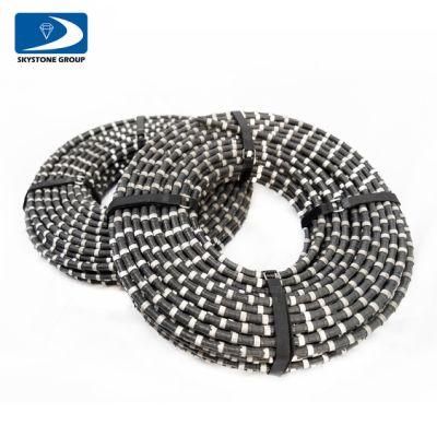 Efficient Skystone Diamond Wire with Wire Saw 37 Beads/Meter