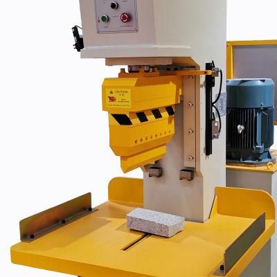 Factory Price Stone Splitter Guillotine Hydraulic Stone Splitting Cutting Machine for Curb Kerb Stone Marble Granite Paving Stone Wall Stone