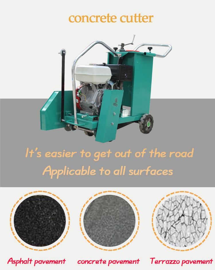 Concrete Cutter Saw Blade 9-13HP Factory Direct Sale Walk Behind Concrete Cutters for Road